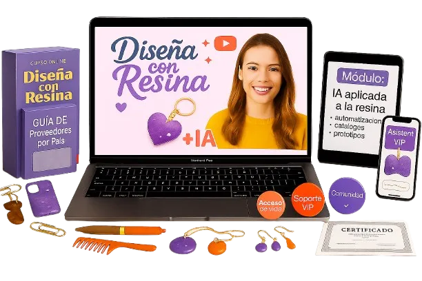 Curso Completo de Resina - Todo lo que incluye